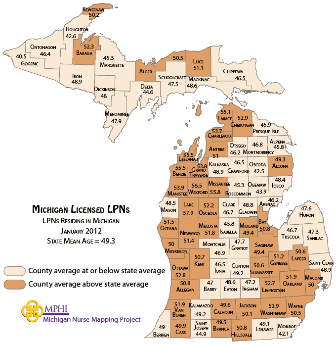 LPNs mean age map